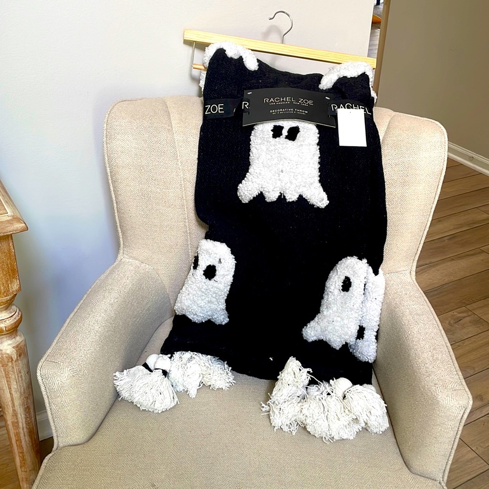 Rachel Zoe Ghost Throw Blanket